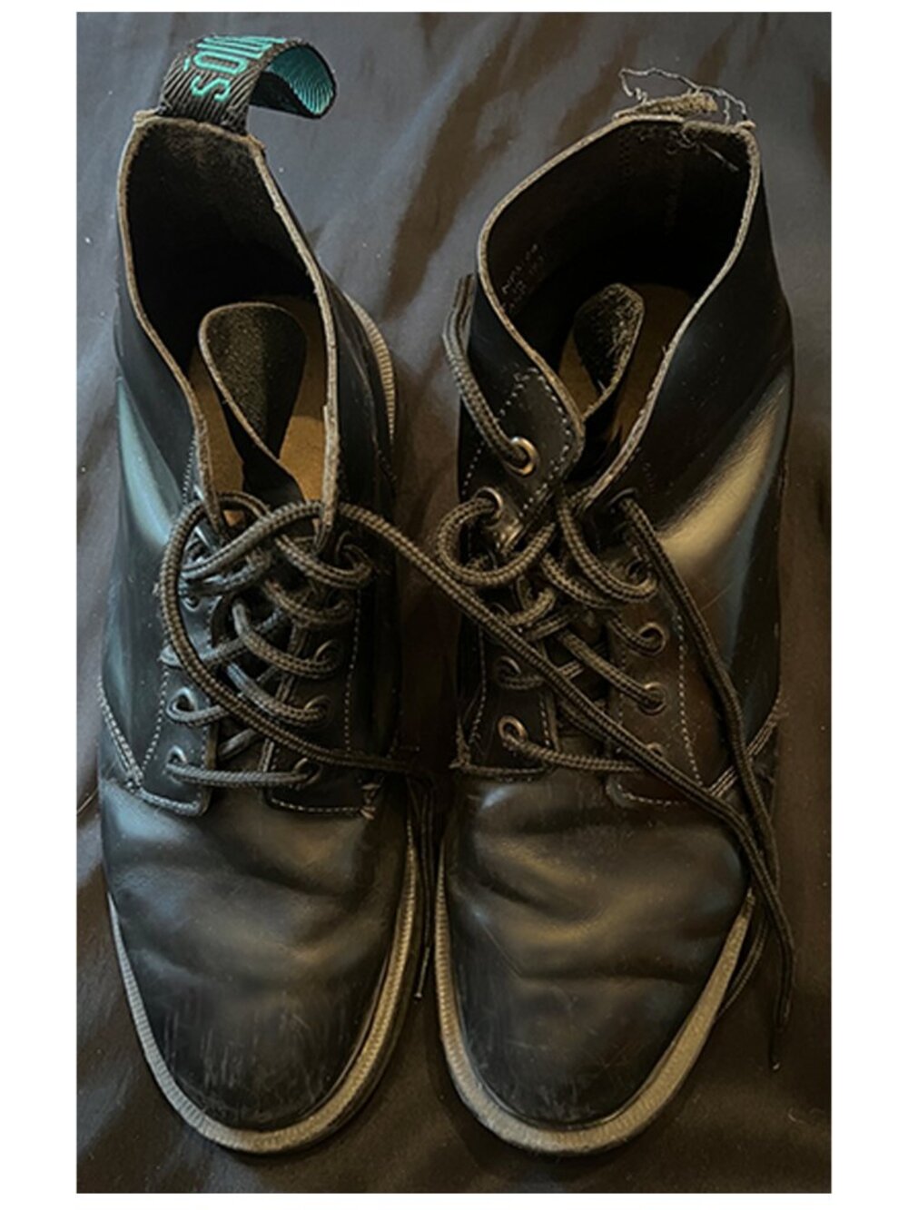 Solovair Men's Black Leather Lace-Up Ankle Boots